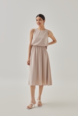 Catherine Swing Dress in Oat