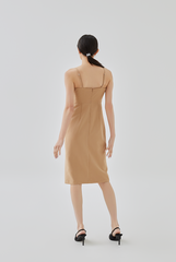 Letitia Padded Bust Pegged Dress