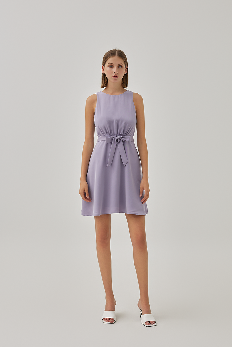 Camille Asymmetrical A-Line Dress in Yam