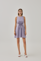 Camille Asymmetrical A-Line Dress in Yam
