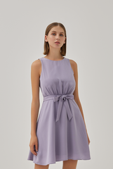 Camille Asymmetrical A-Line Dress in Yam