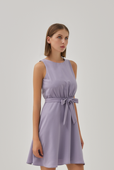 Camille Asymmetrical A-Line Dress in Yam