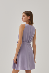 Camille Asymmetrical A-Line Dress in Yam