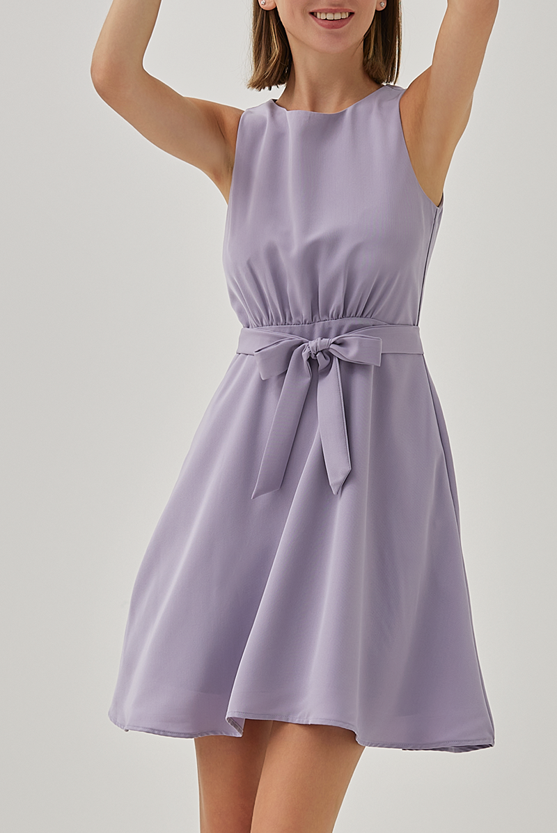 Camille Asymmetrical A-Line Dress in Yam
