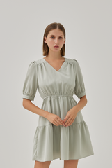June Tiered Dress in Willow
