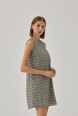 Bailey Floral Mini Dress in Black