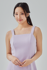 Jezebel Panel Mini Dress in Lilac 