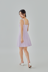 Jezebel Panel Mini Dress in Lilac 