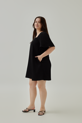 Everly Babydoll Flared Sleeves Dress