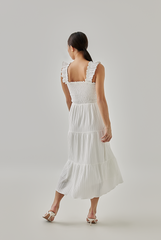 Lelia Smocked Midi Dress