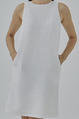 Mirea Textured Back Cut-Out Dress