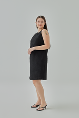 Mirea Textured Back Cut-Out Dress