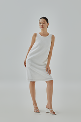 Mirea Textured Back Cut-Out Dress