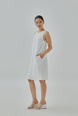 Mirea Textured Back Cut-Out Dress