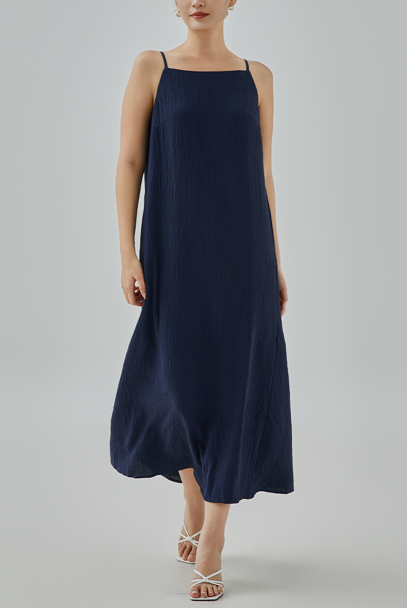 Esmé Scoop Back Midi Dress