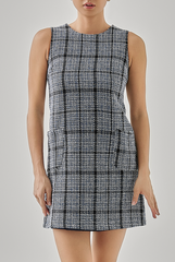 Nora Tweed Shift Dress