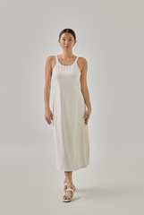 Celeste Empire Line Midi Dress