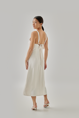 Celeste Empire Line Midi Dress