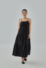 Xanthe Textured Tiered Dress
