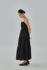 Xanthe Textured Tiered Dress