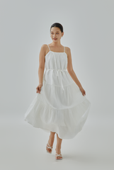 Xanthe Textured Tiered Dress