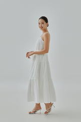 Xanthe Textured Tiered Dress