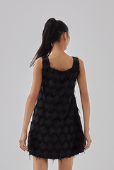 Kacy Fringe Textured Dress