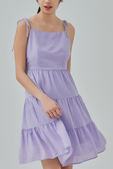 Wrenley Waffle Textured Tiered Dress