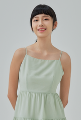 Wrenley Waffle Textured Tiered Dress