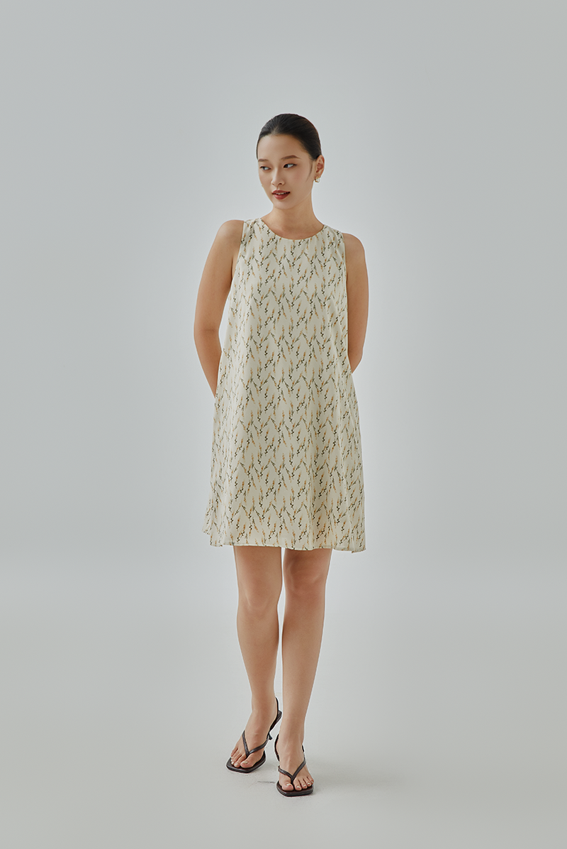 Adela Floral Printed Shift Dress