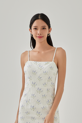 Seraphina Padded Sheath Dress in White