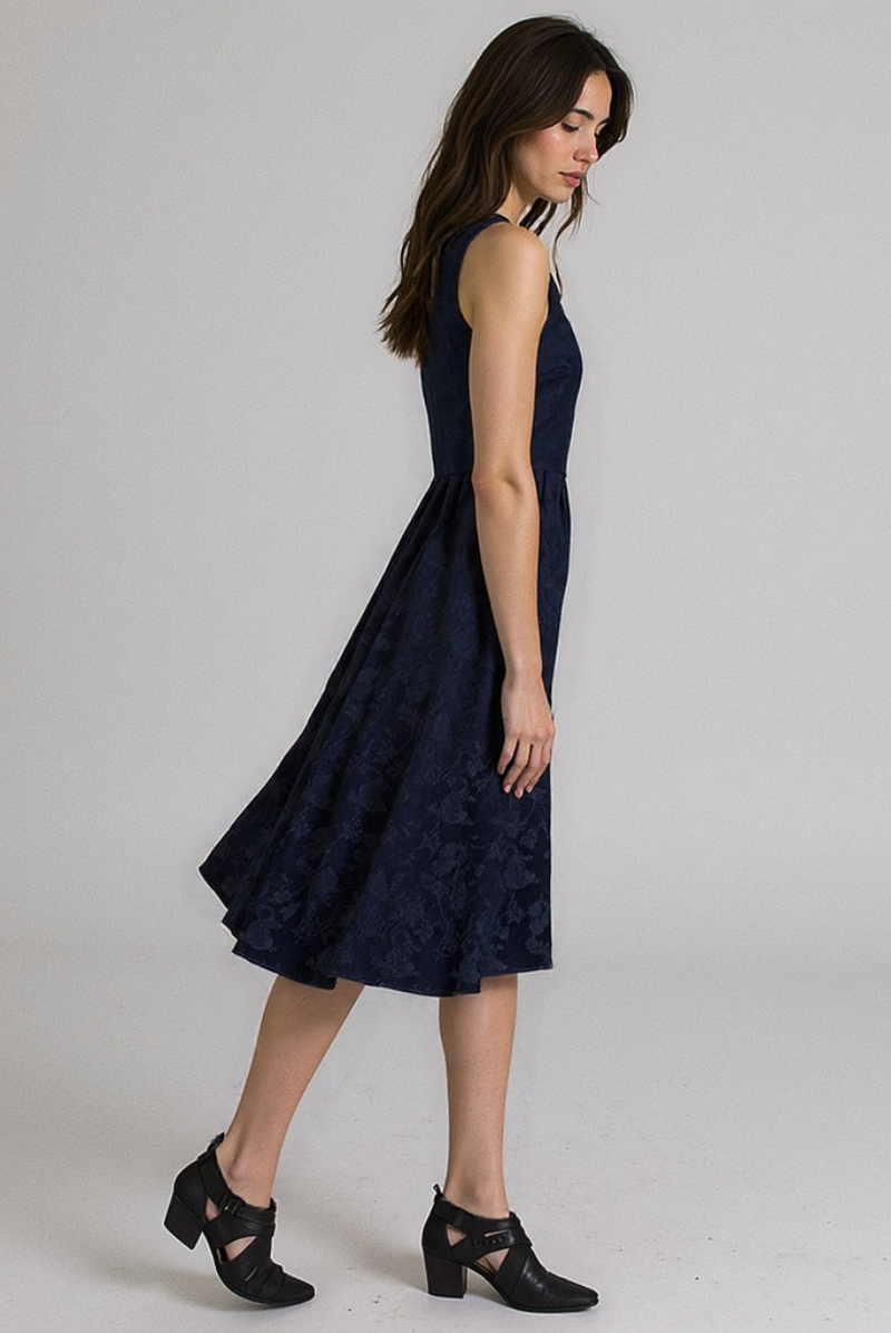 Kya Jacquard A-Line Dress