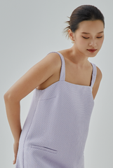 Eri Waffle Textured Shift Dress