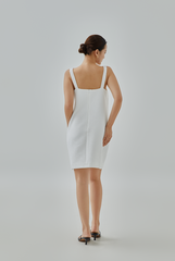 Eri Waffle Textured Shift Dress