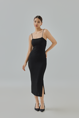 Lila Textured Bodycon Dress
