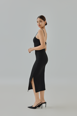 Lila Textured Bodycon Dress