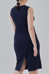 Lisa Bodycon Dress in Navy Blue