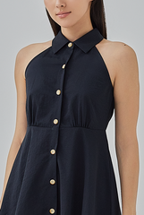 [B1F1] Danny Button-Up Mini Dress