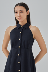 [B1F1] Danny Button-Up Mini Dress