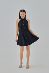 [B1F1] Danny Button-Up Mini Dress