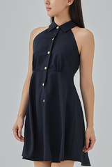 [B1F1] Danny Button-Up Mini Dress