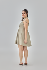 [B1F1] Danny Button-Up Mini Dress