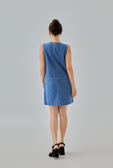 Della Denim Mini Dress