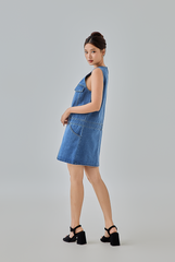 Della Denim Mini Dress