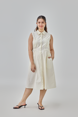 Talulla Button-Up Collared Dress