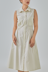 Talulla Button-Up Collared Dress