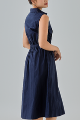 Talulla Button-Up Collared Dress