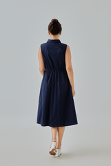 Talulla Button-Up Collared Dress
