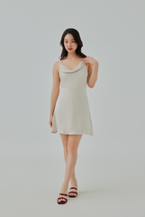 Nola Cowl Neck Mini Dress