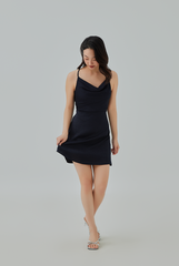 Nola Cowl Neck Mini Dress